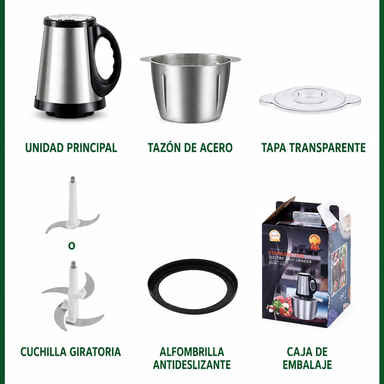 Picadora Eléctrica Multifuncional
