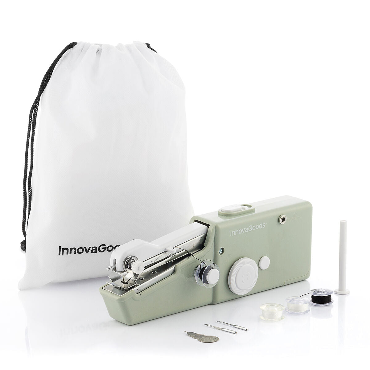 👉 Mini Máquina de Coser Portátil – Fácil y Práctica