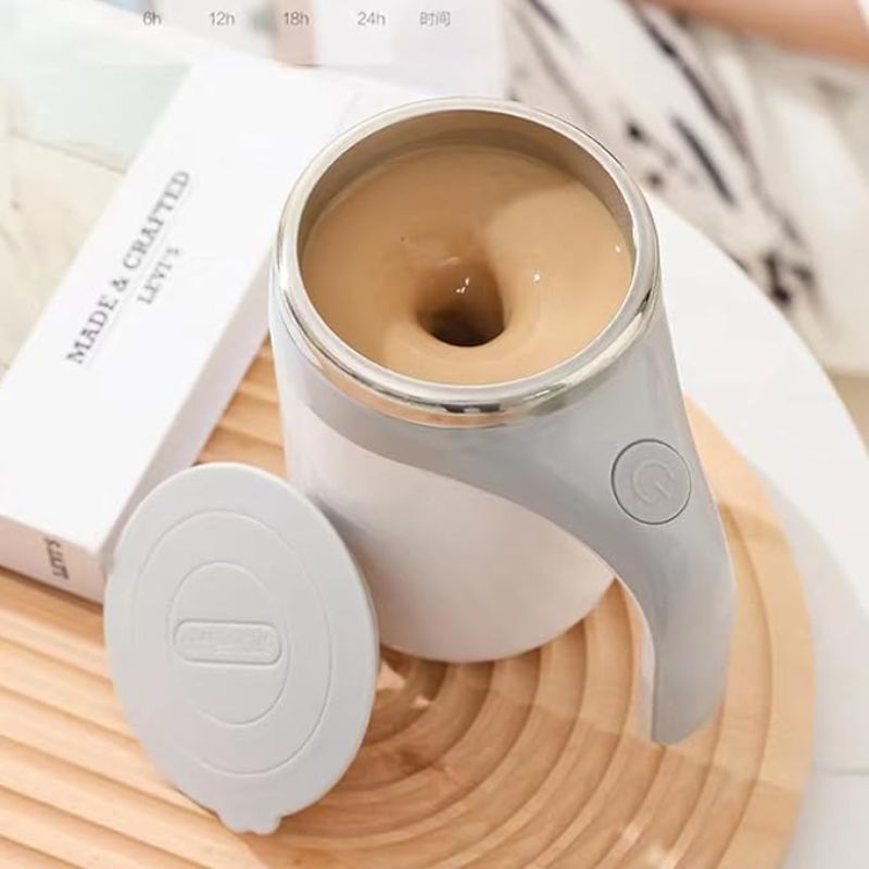 Taza Mezcladora Automática Eléctrica | Café sin Grumos